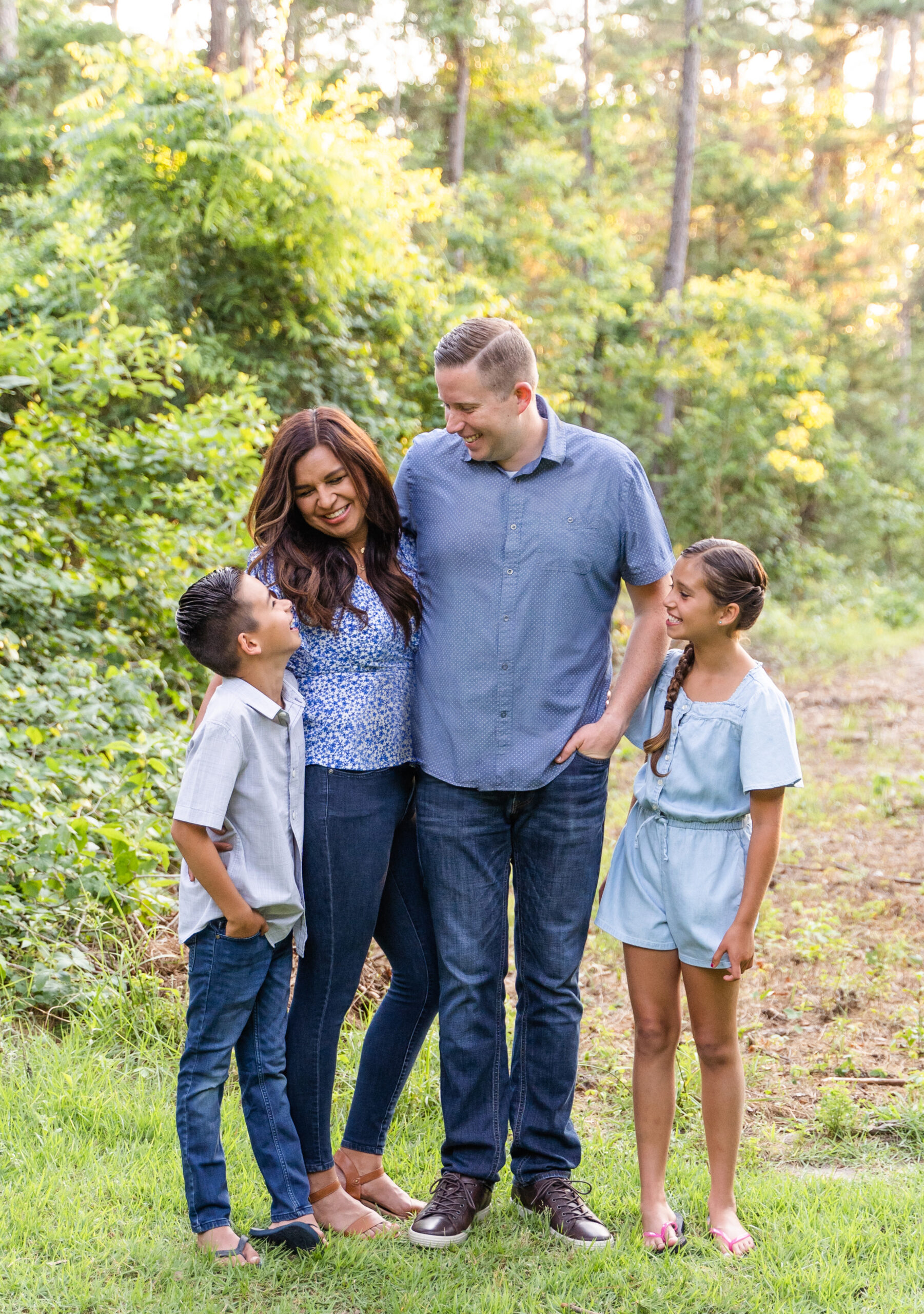 Carter Family Photo Laughing